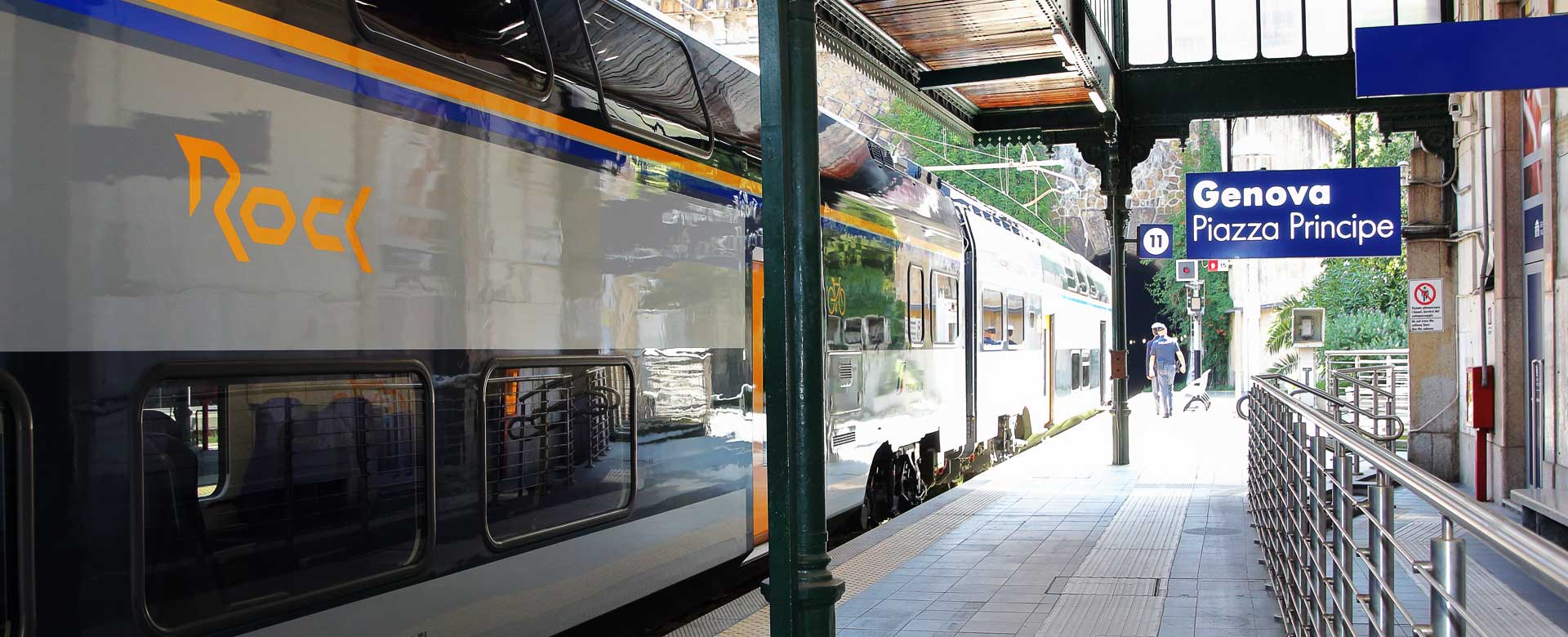 I treni rock alla stazione di Genova