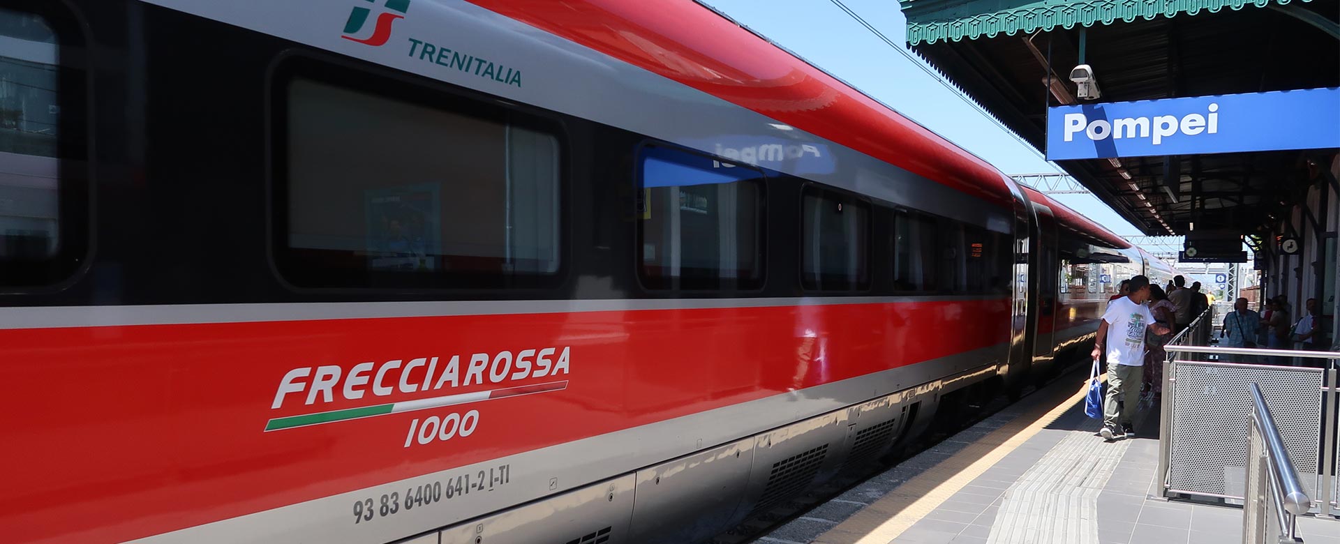 Il Frecciarossa per Pompei livreato