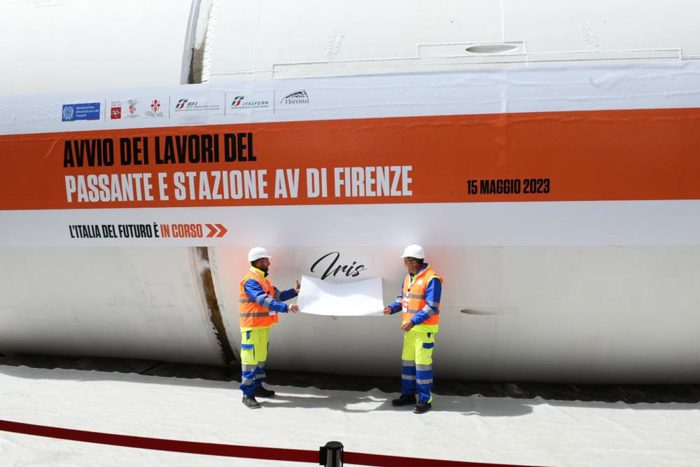 Il cantiere dei lavori per il passante AV di Firenze