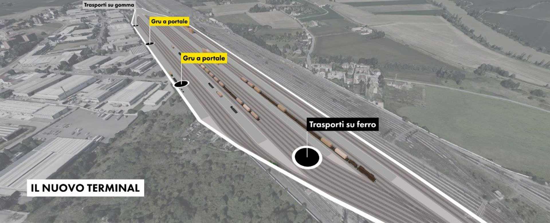 Render nuovo terminal Alessandria Smistamento 