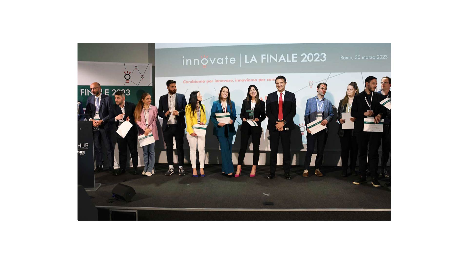 Foto dei finalisti di INNOVATE 2023