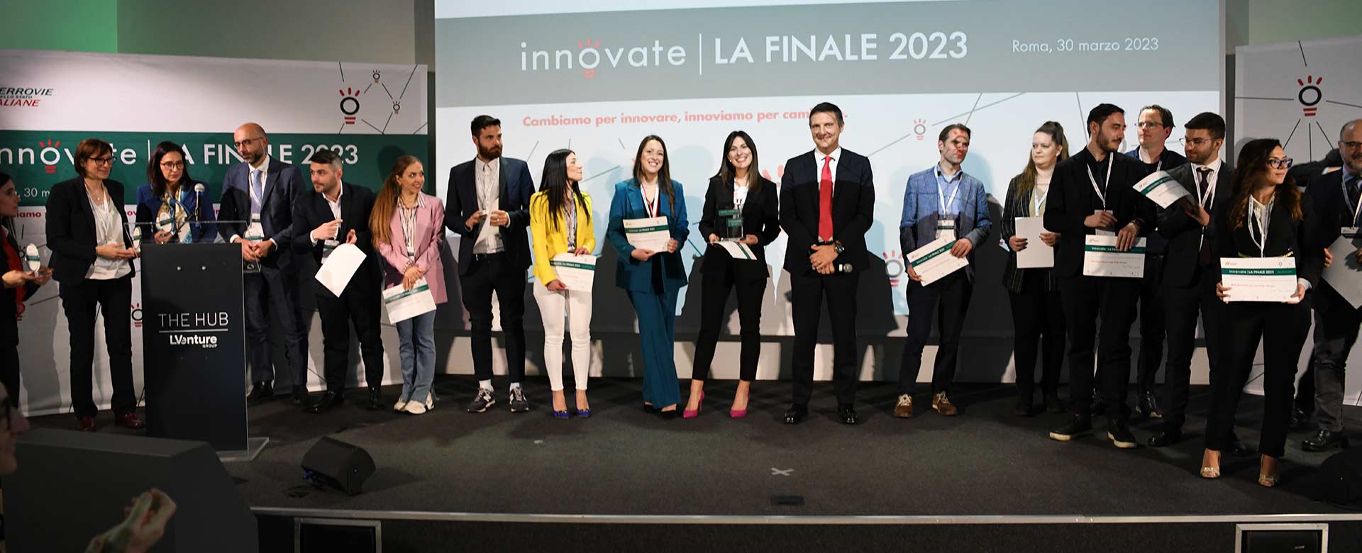 Foto dei finalisti di INNOVATE 2023