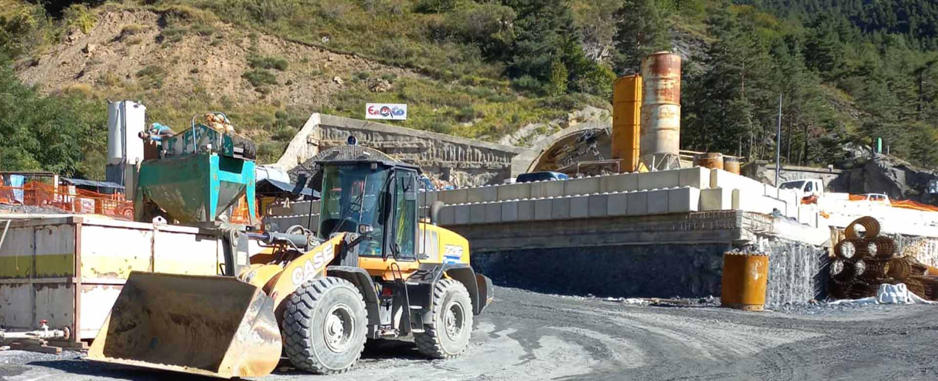 Il cantiere del Tunnel di Tenda