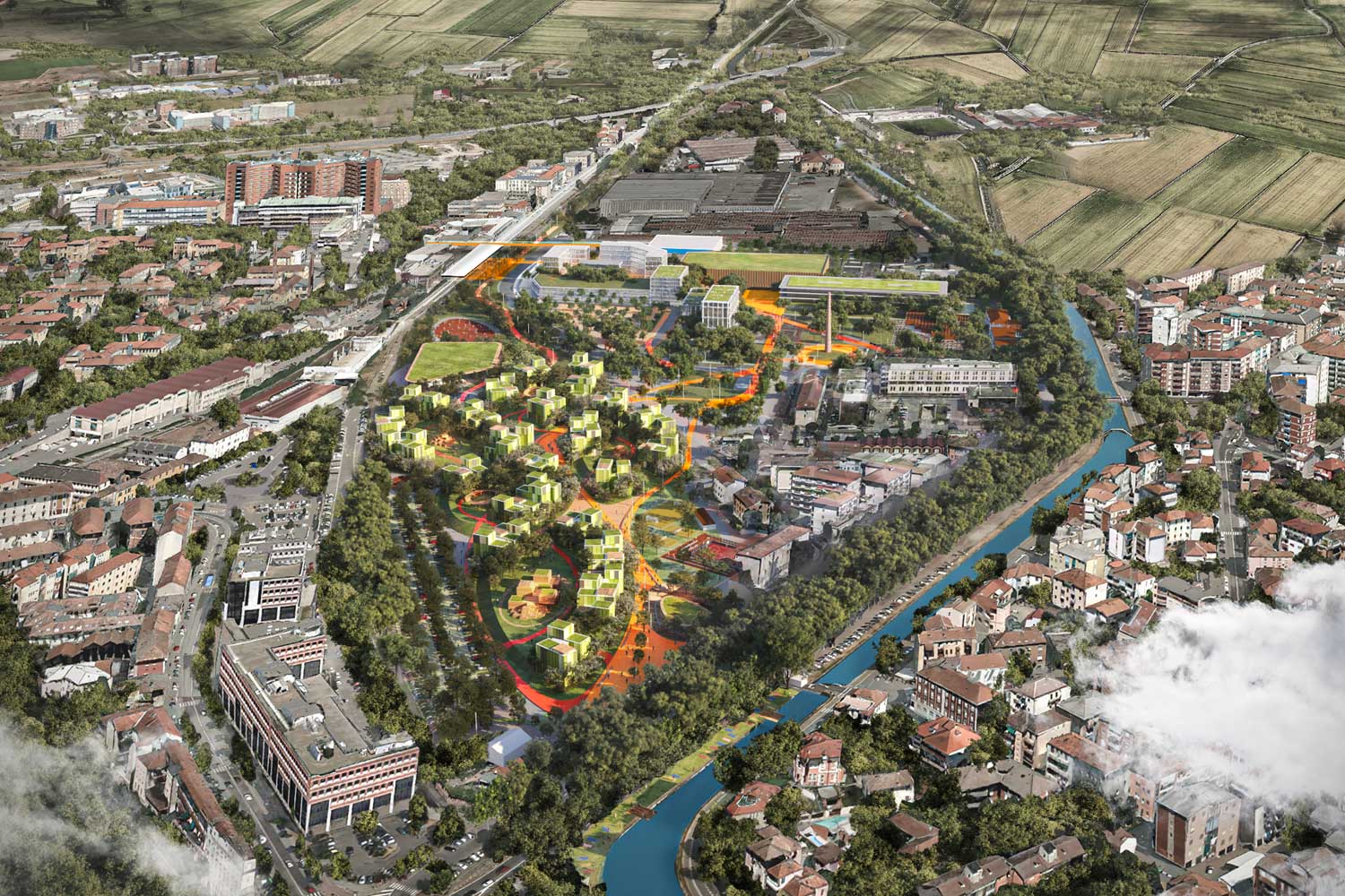 render Pavia