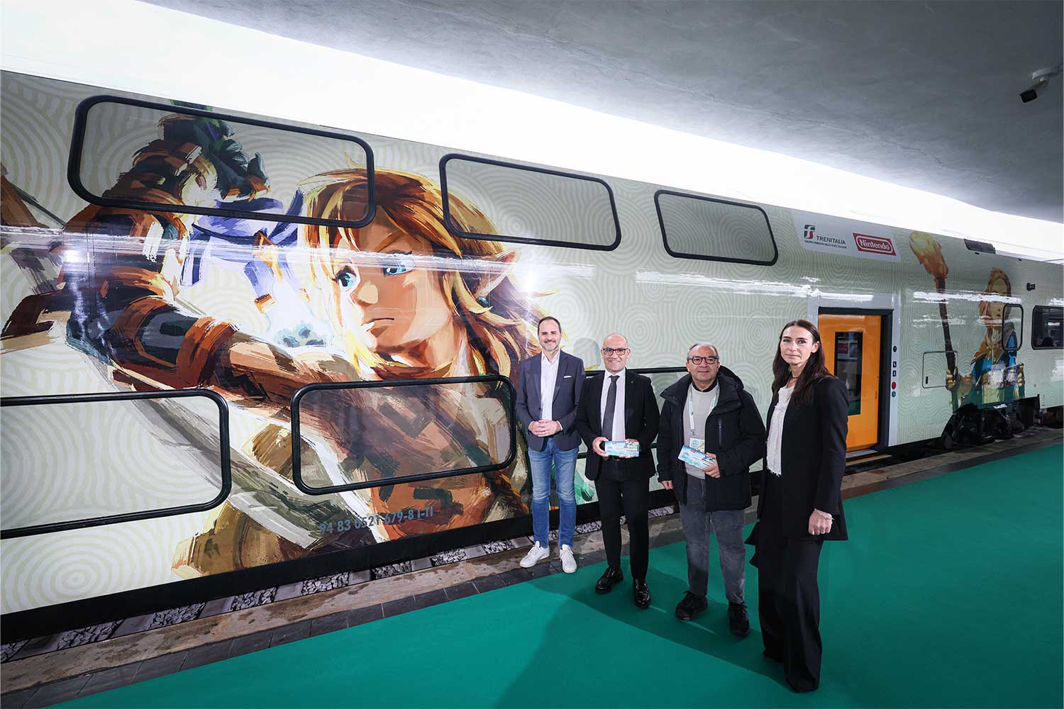 conferenza stampa treno rock the legend of zelda