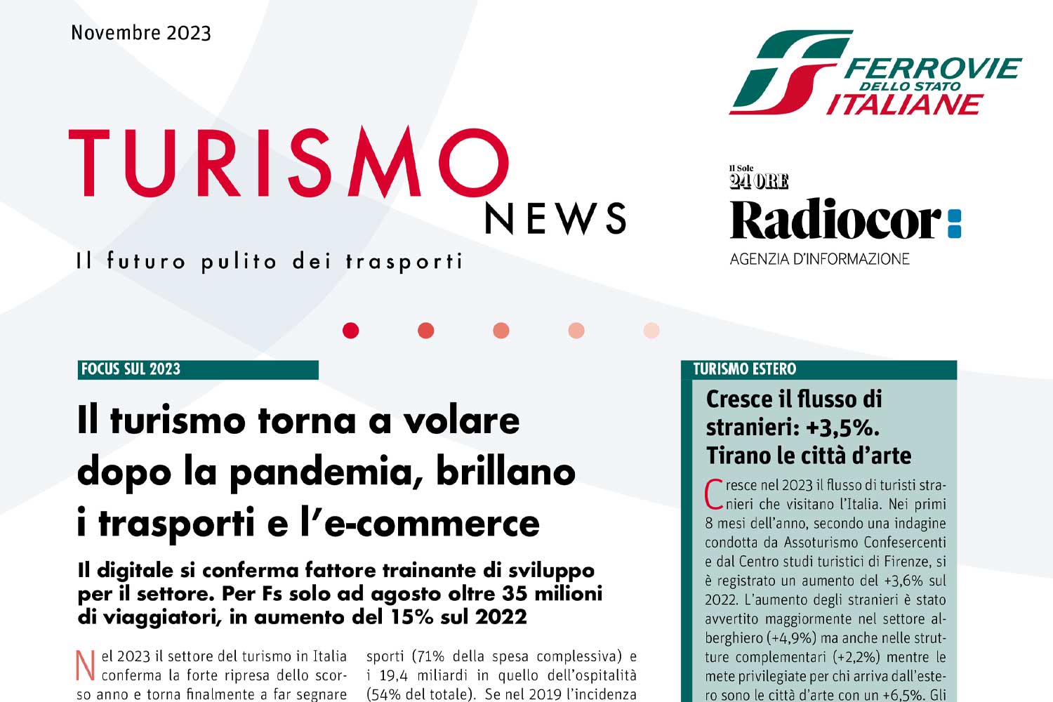 La Newsletter del Sole 24 ore sul turismo