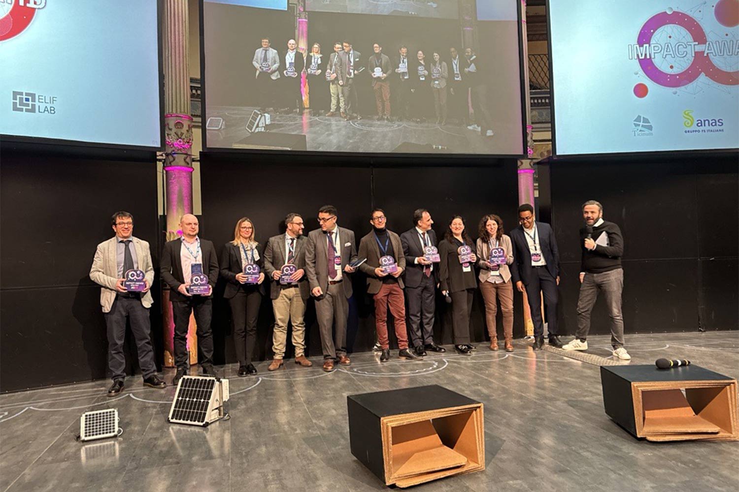 Anas premiata per la collaborazione con Elif Lab e Ticinum Aerospace