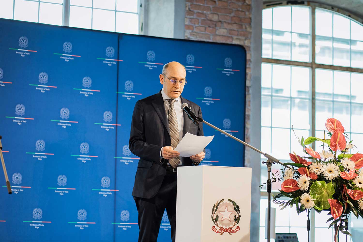 Ing. Borghi, ambasciata di Riga