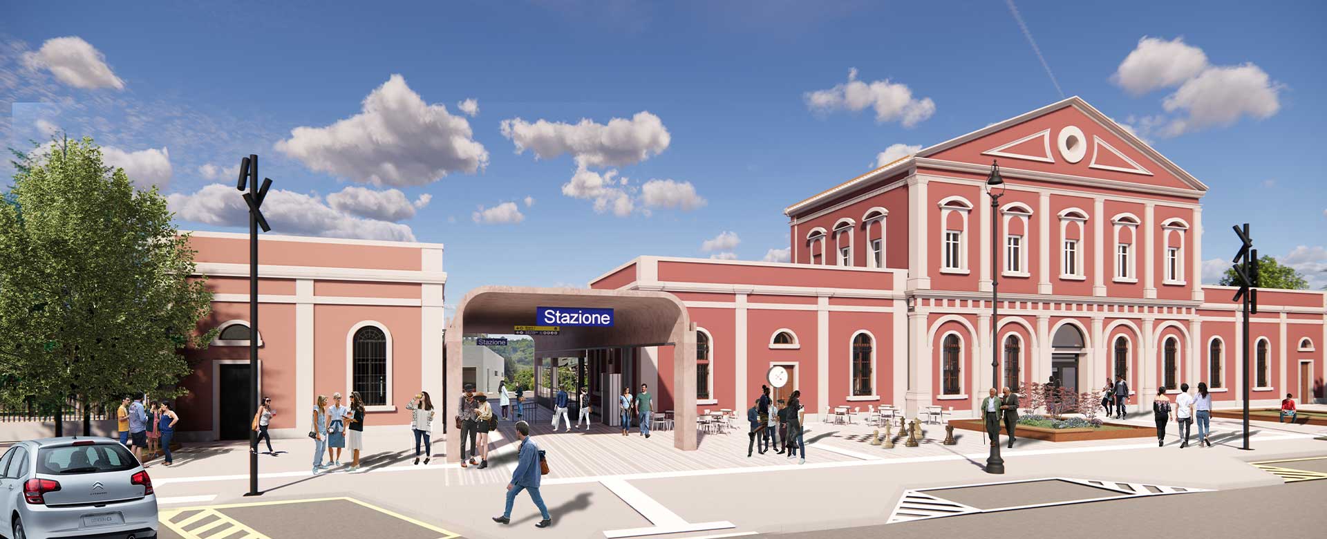render stazione Teramo 