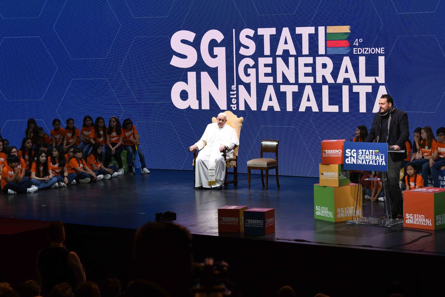 Stati Generali della Natalità panel - Papa