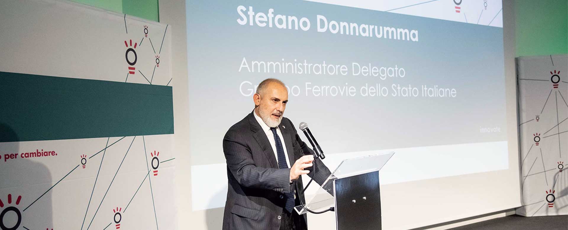 L'AD di FS Stefano Donnarumma