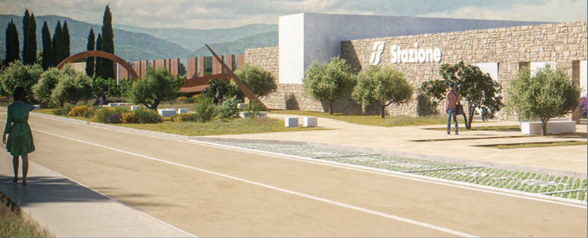 rendering stazione