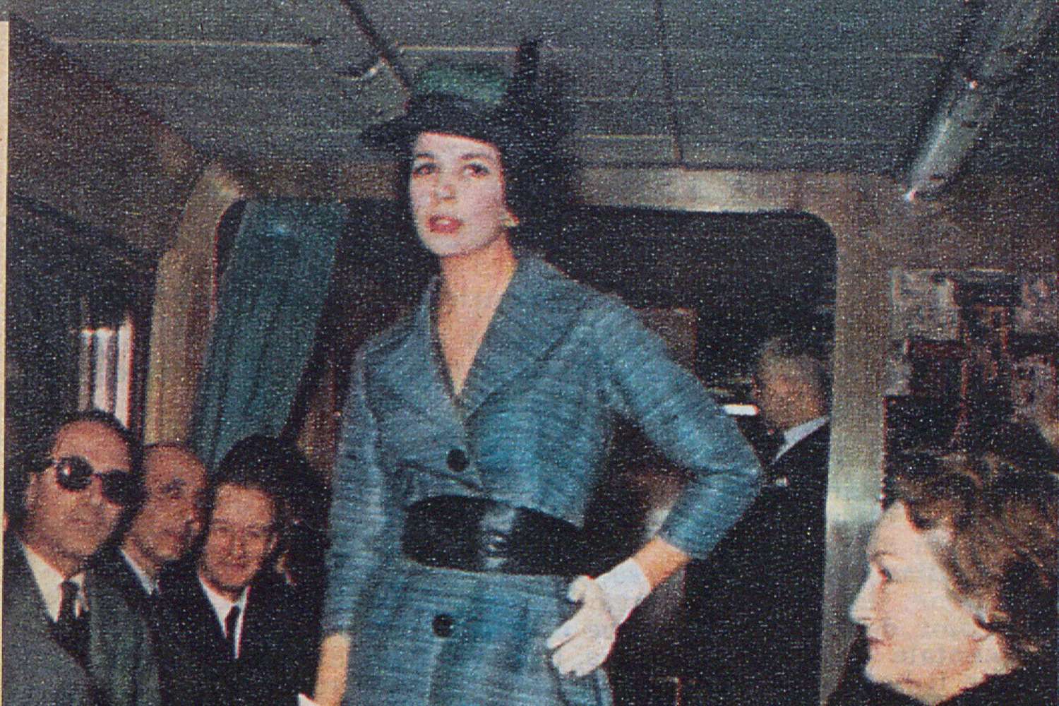 1959. Il ristorante dell’ETR 300 Settebello diventa una passerella perfetta per il defilé.