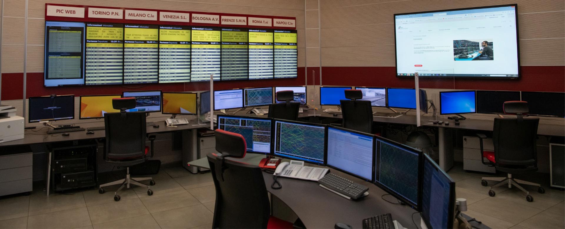 Sala Operativa Centrale RFI