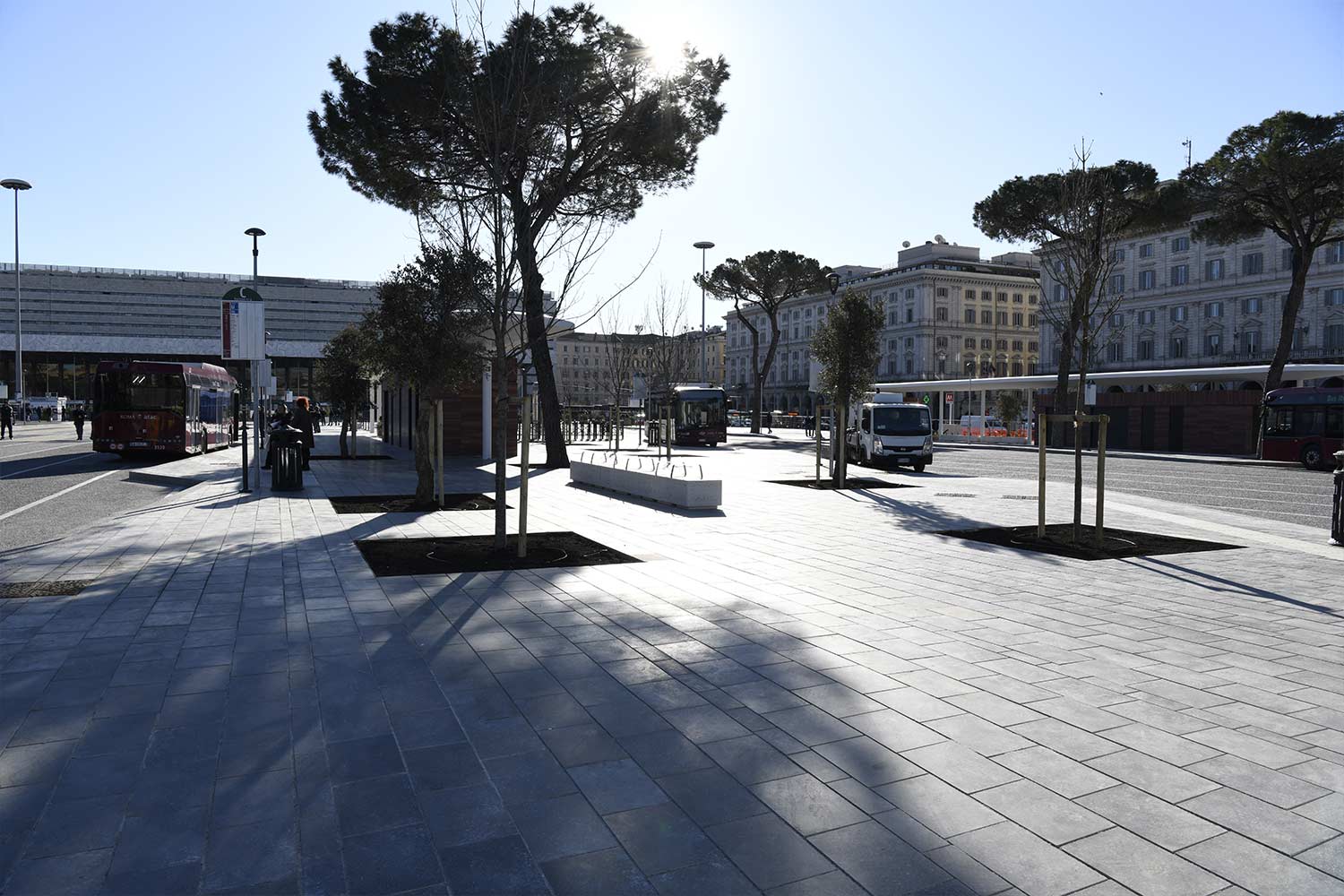 La nuova piazza dei Cinquecento inaugurata per il Giubileo del 2025