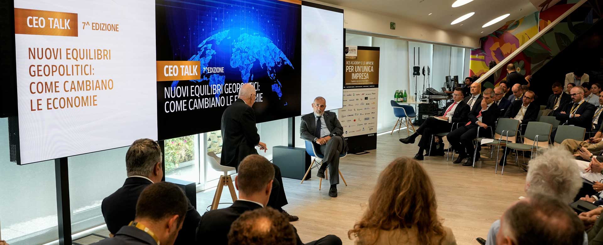 L’AD del Gruppo FS Stefano Antonio Donnarumma intervistato durante “CEO Talk” di RCS Academy