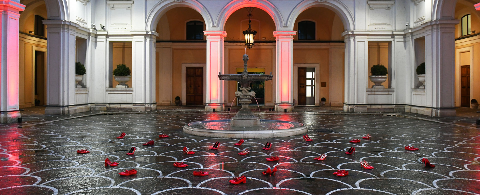 sede fs, scarpette rosse