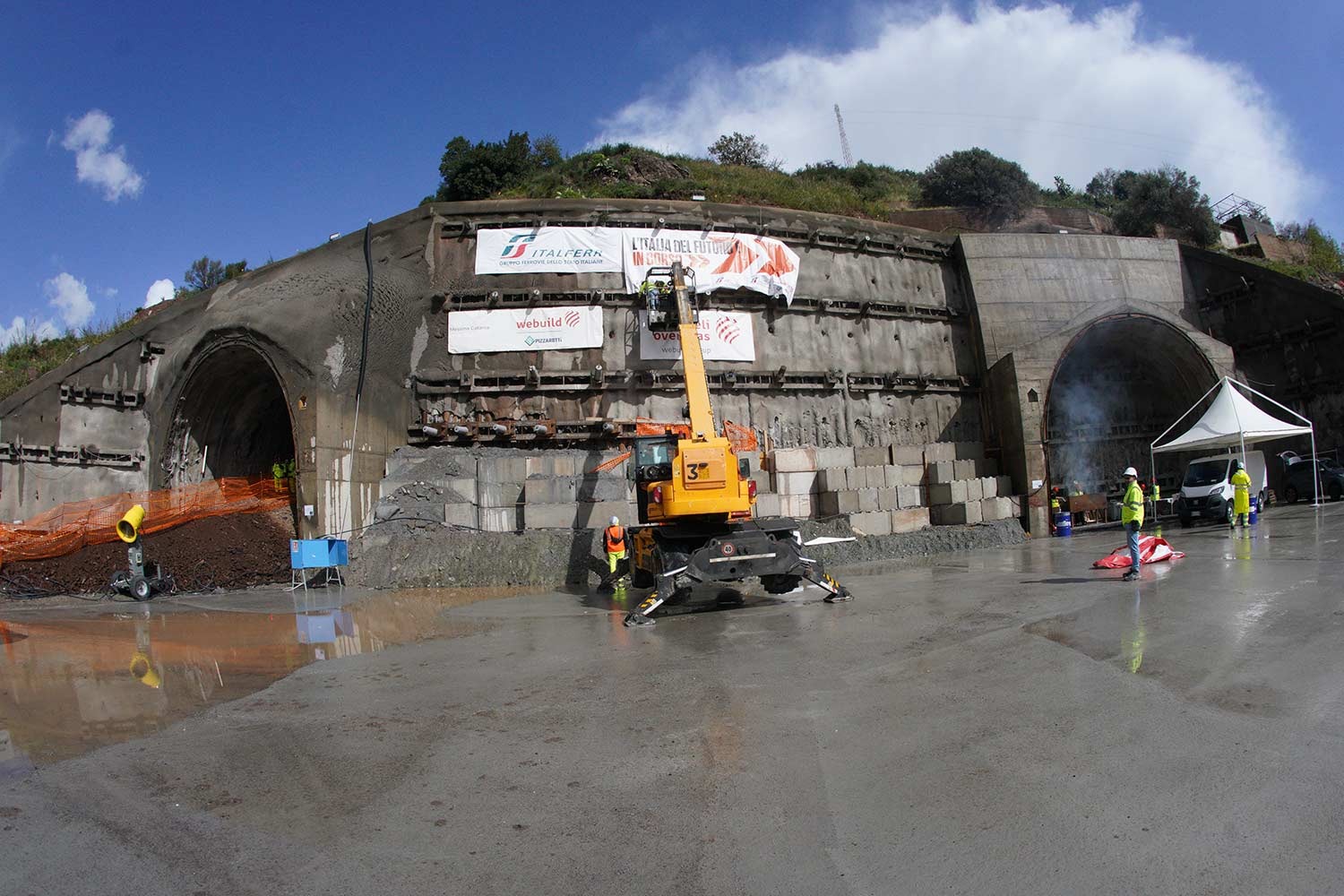 Lavori galleria Pa-Ca-Me