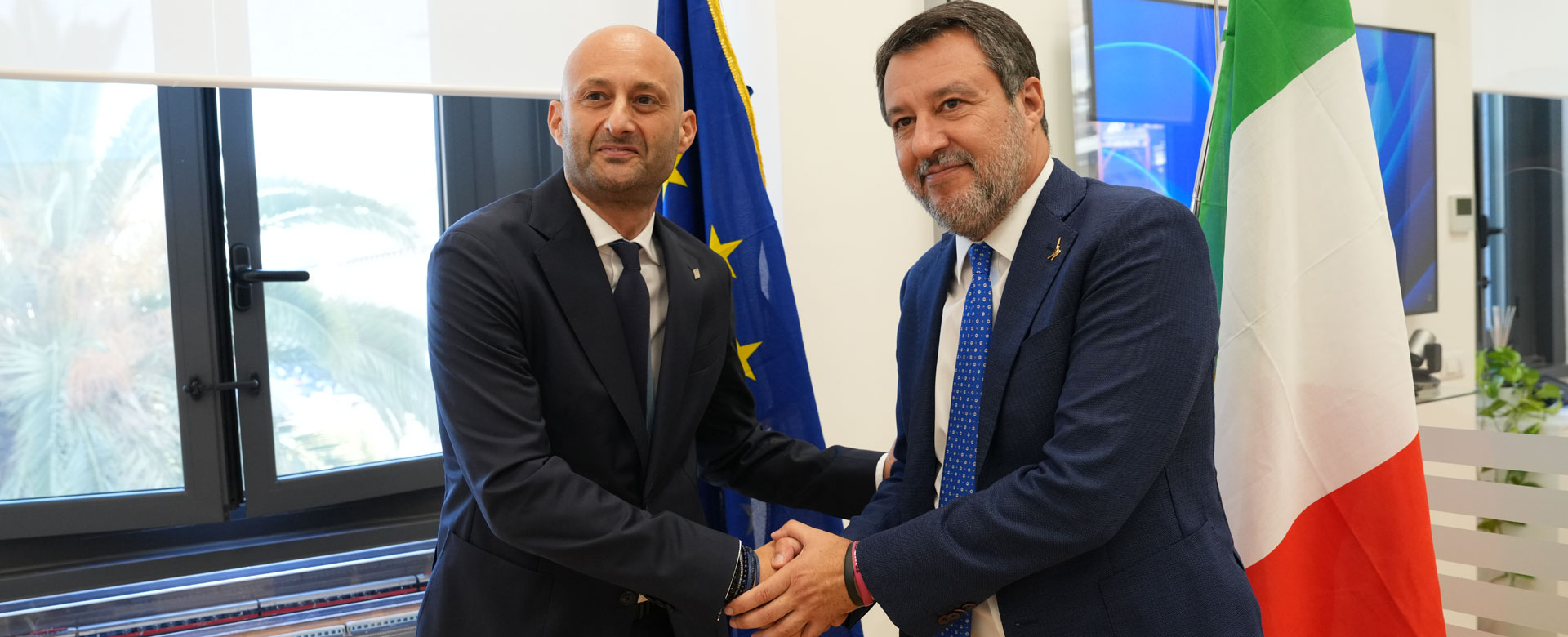 Il nuovo AD del gruppo FS Strisciuglio incontra il Ministro Salvini