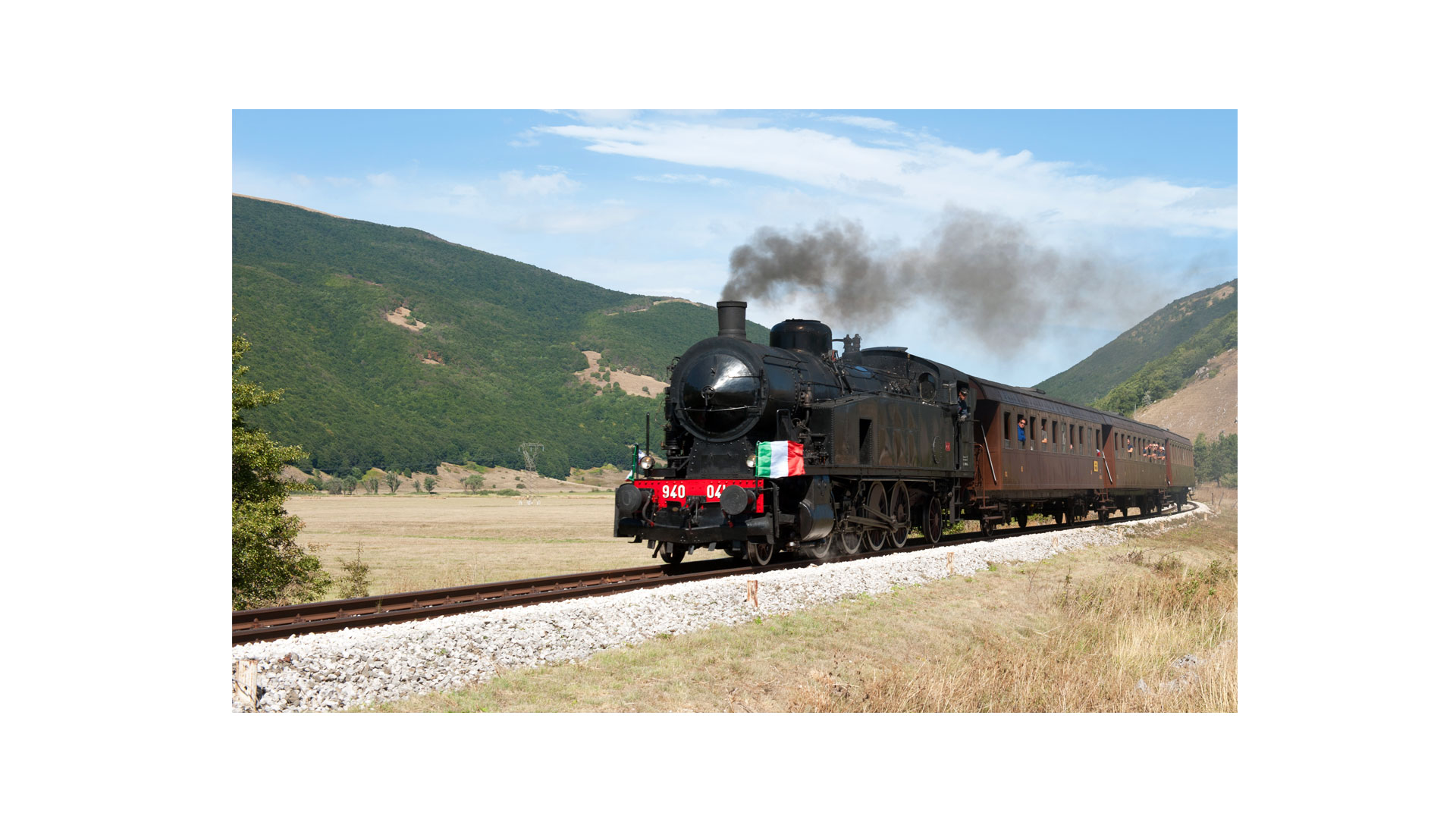 Treno a vapore sulla Transiberiana d'Italia 