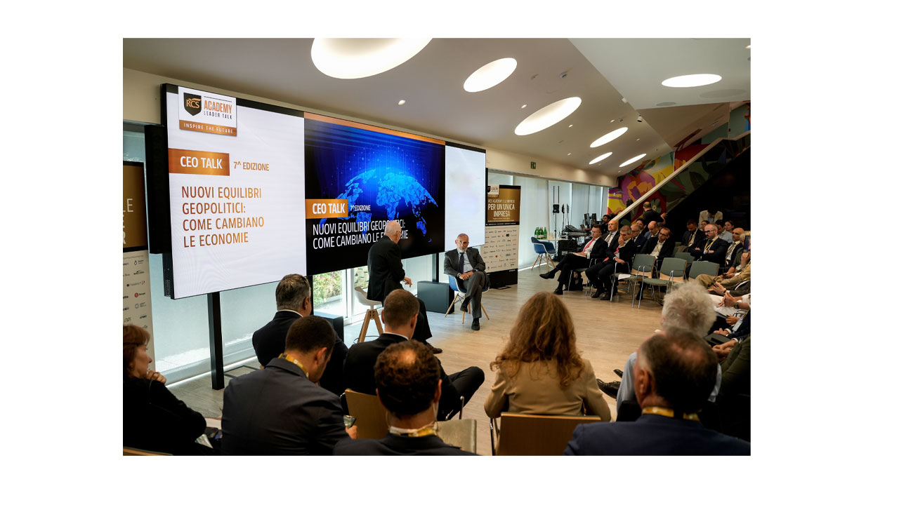 L’AD del Gruppo FS Stefano Antonio Donnarumma intervistato durante “CEO Talk” di RCS Academy