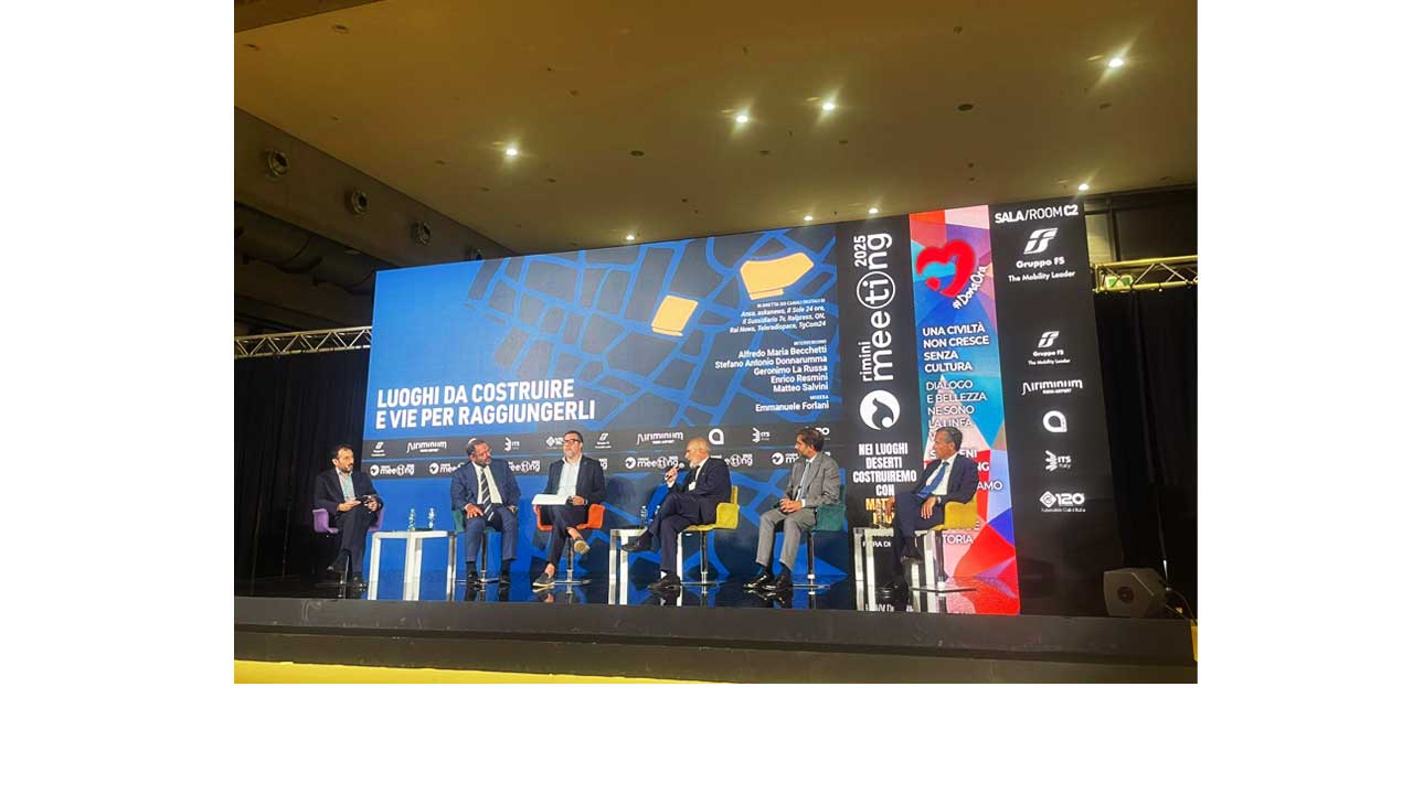 L'AD del Gruppo FS Stefano Donnarumma al Meeting di Rimini 2025