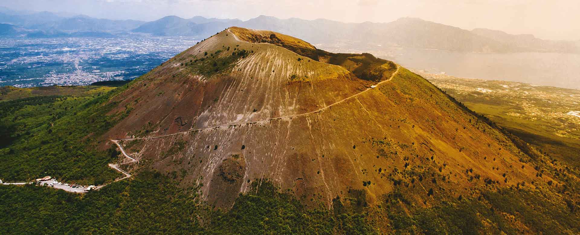 Immagine del Vesuvio dall'alto (NA)