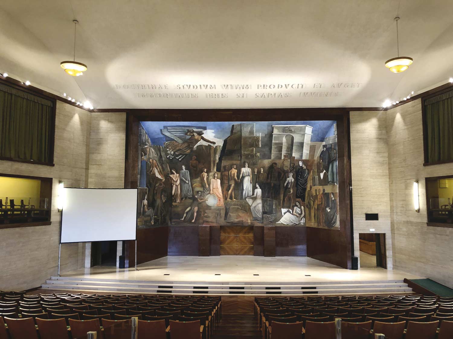 L'aula magna dell'Università Sapienza