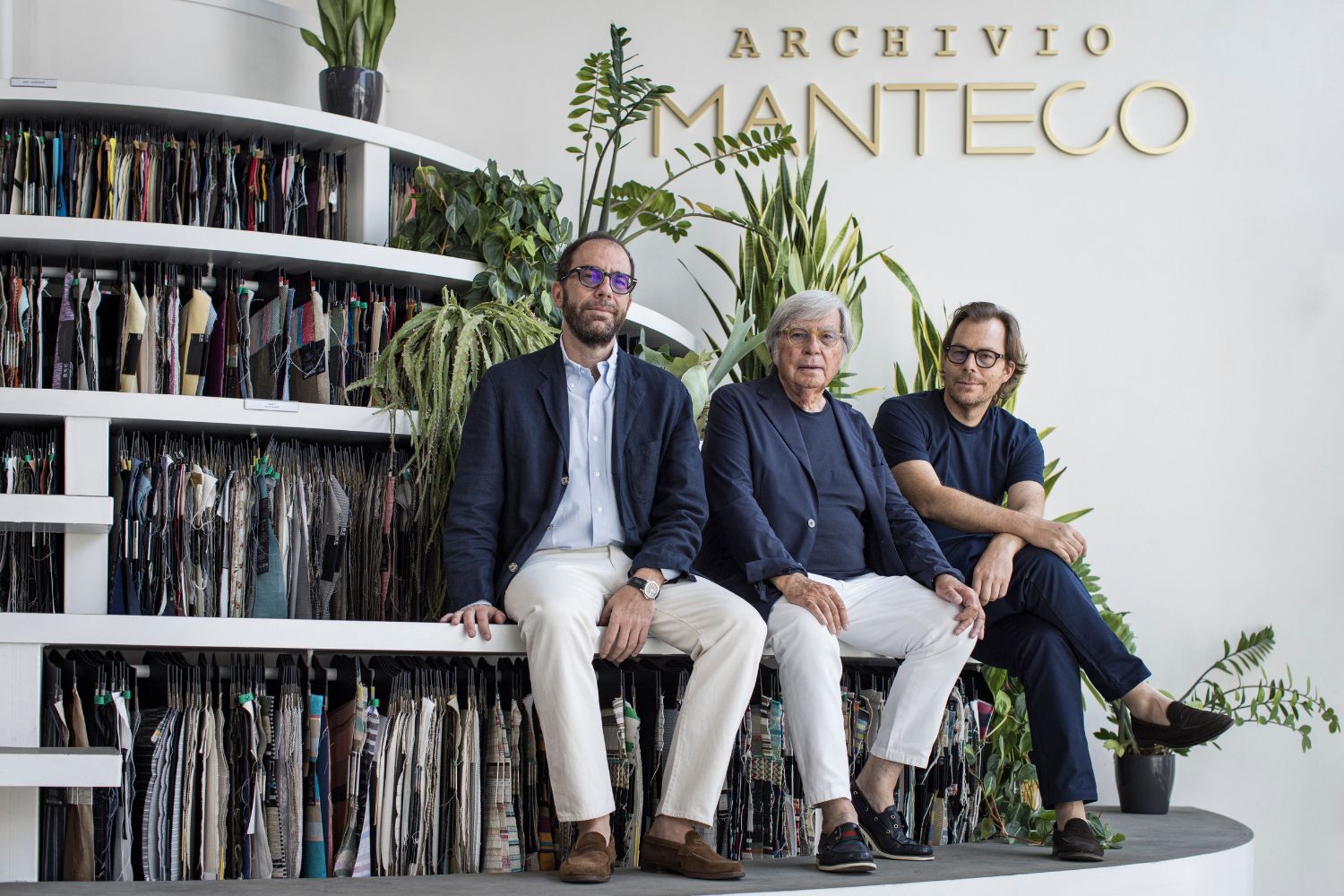 Da sinistra, Marco, Franco e Matteo Mantellassi