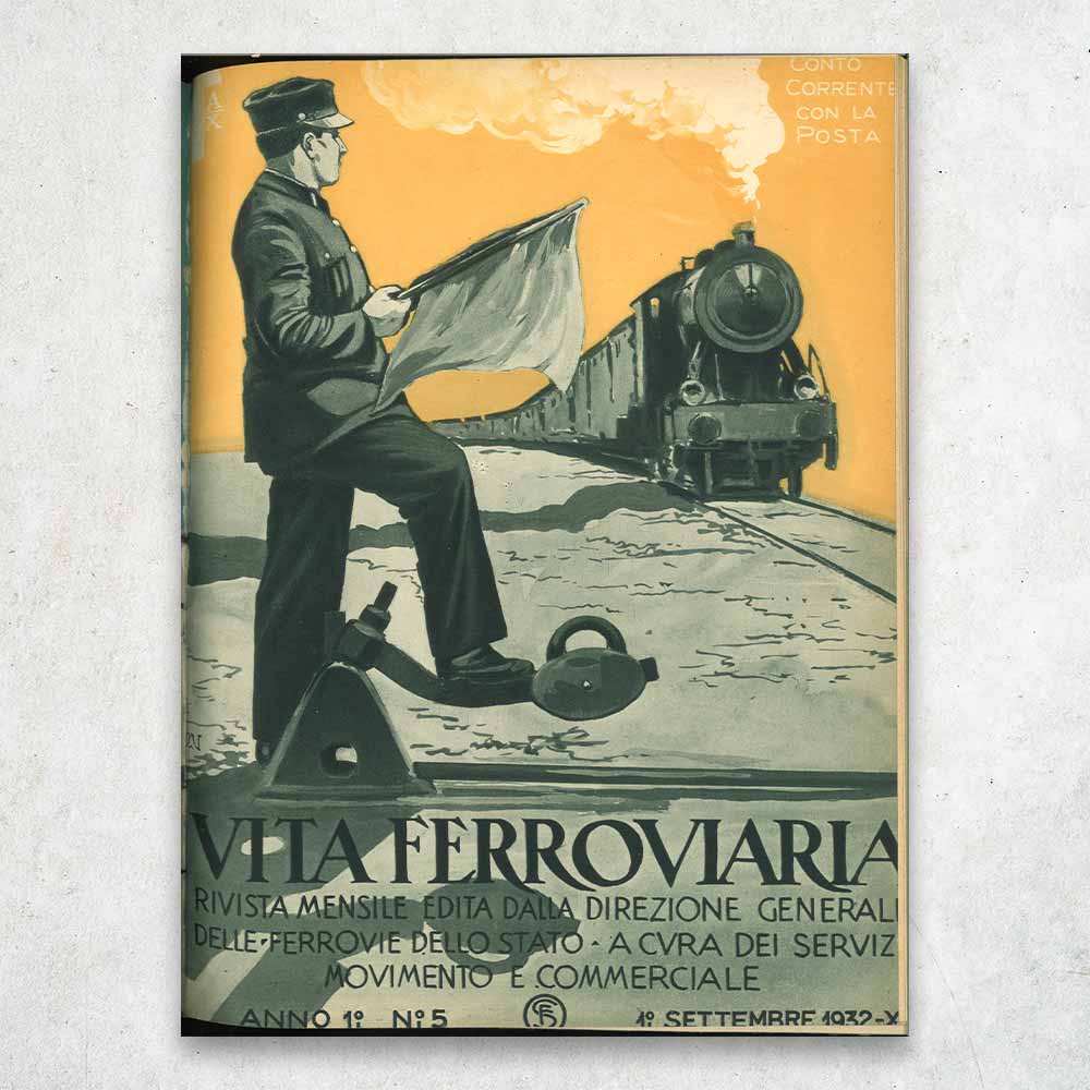 1932 - La copertina del n. 5 di Vita ferroviaria