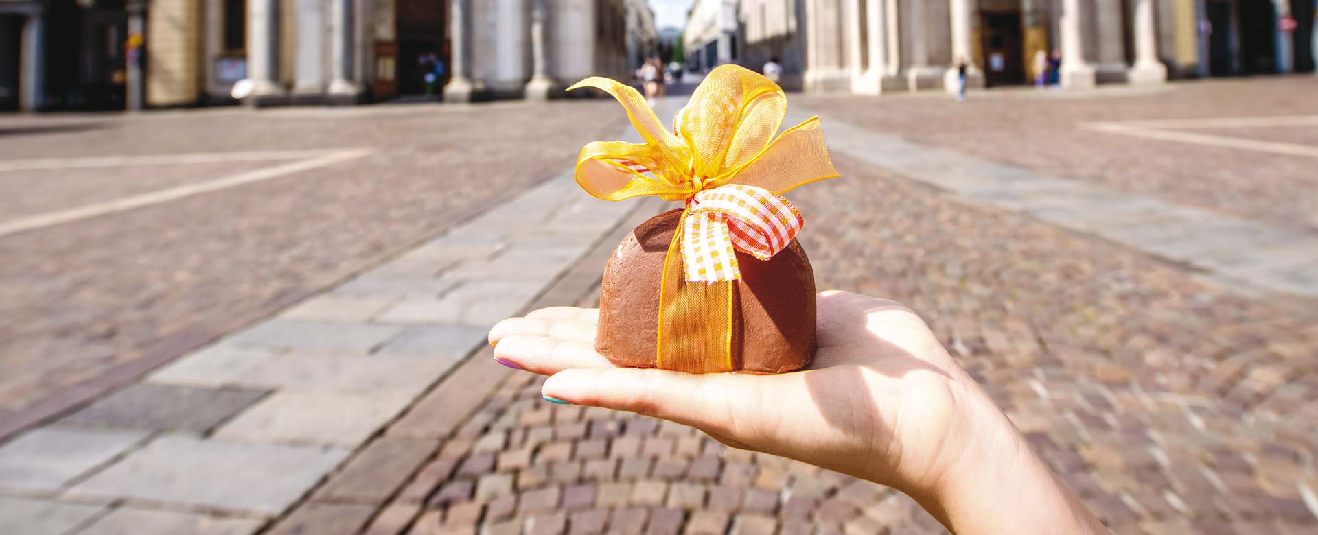 Immagine di un panetto di cioccolato