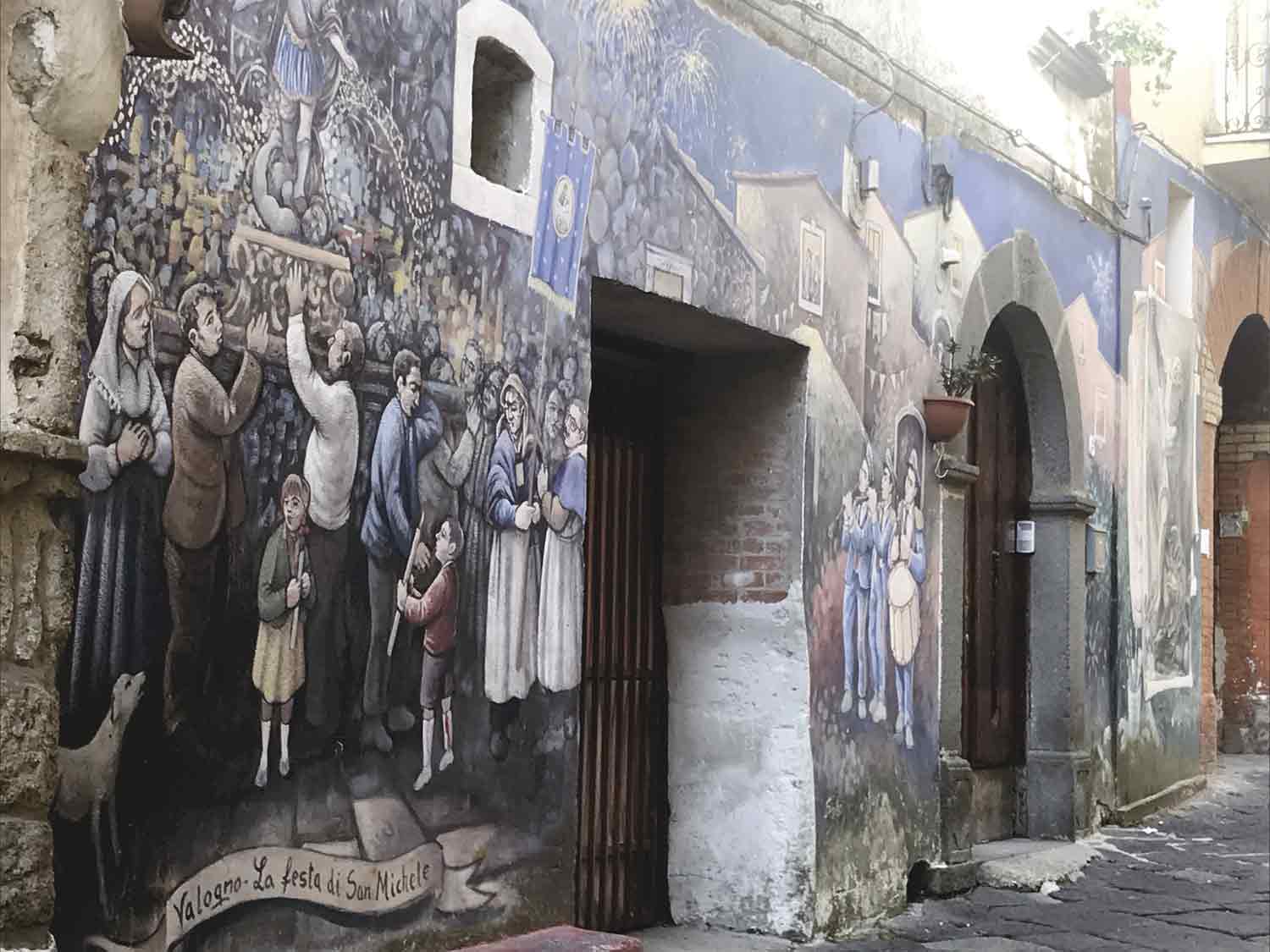 I murales del borgo Valogno (CE) 