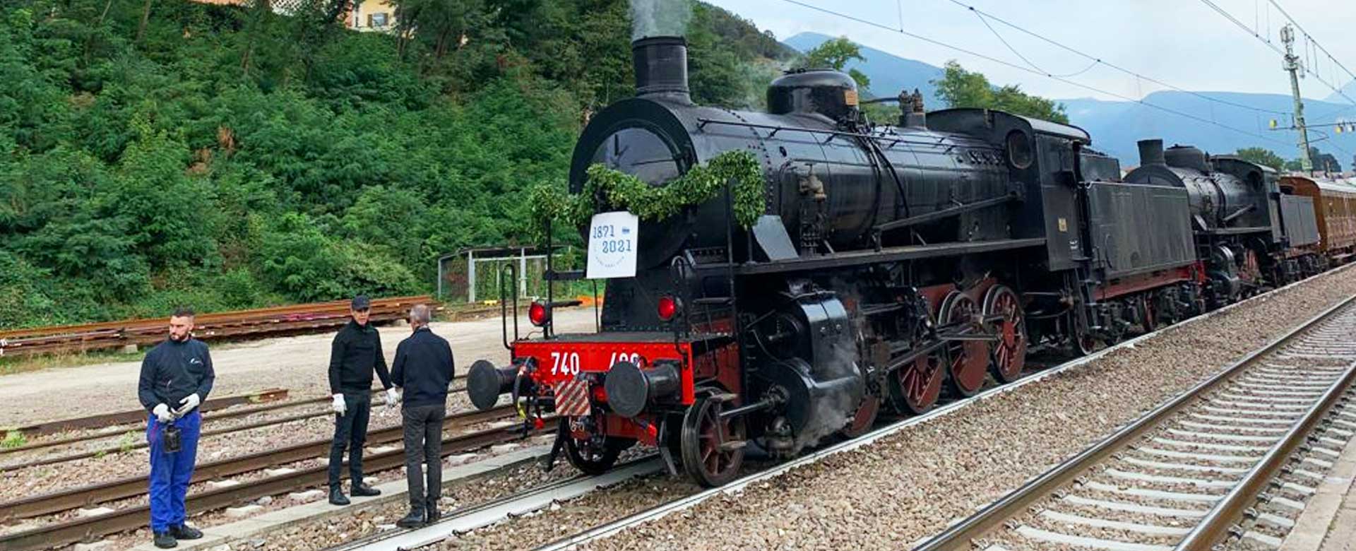 Treno storico per i 150 anni della ferrovia in Val Pusteria