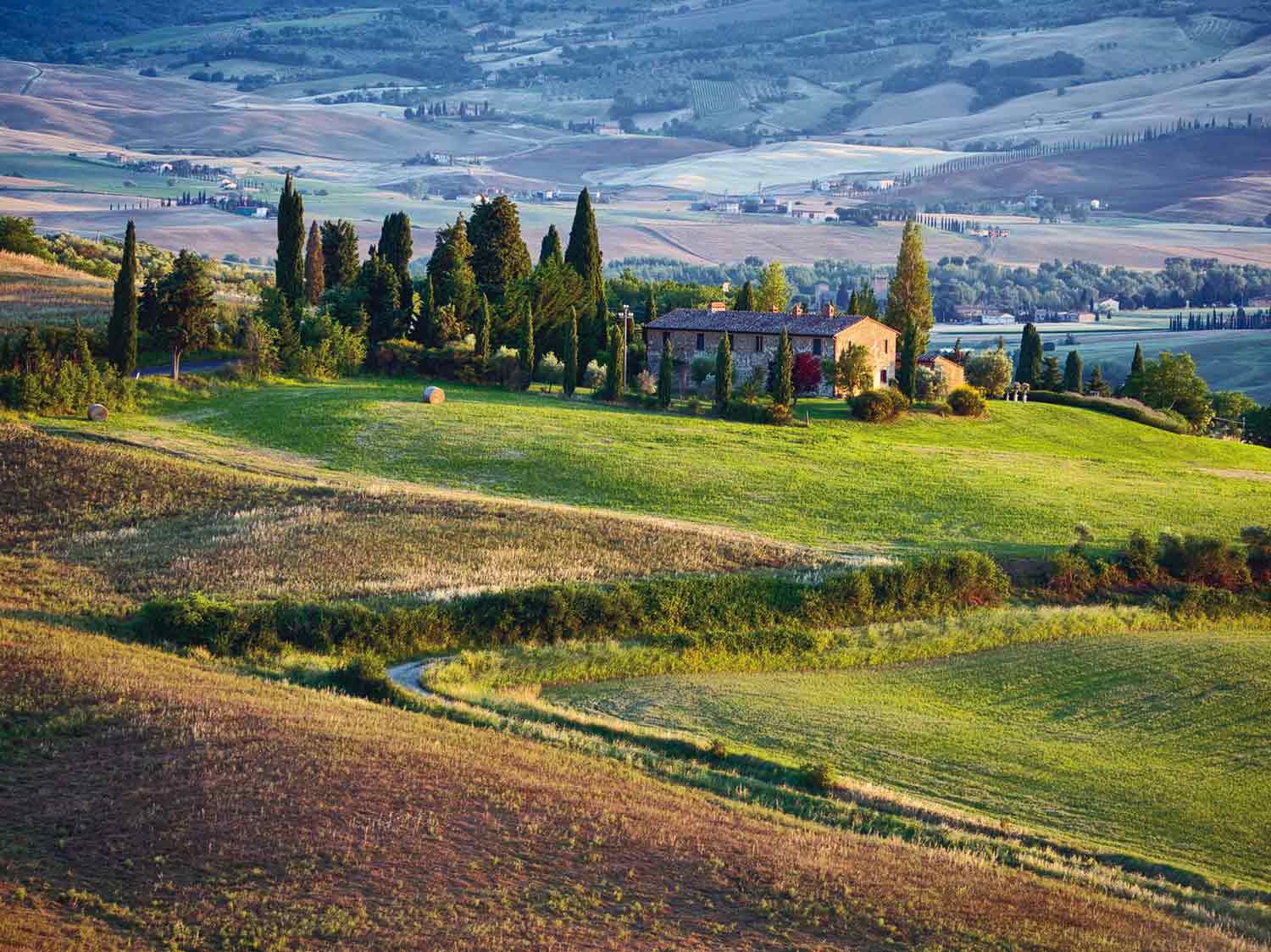 Panorama sulle colline del Mugello 