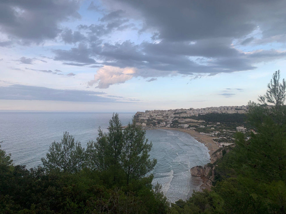 La costa di Peschici