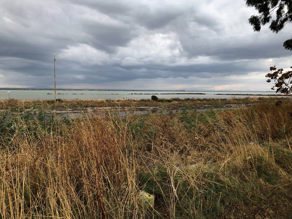Saline di Margherita di Savoia fotografate dai cicloamatori della Cicloturistica Tre.Ma