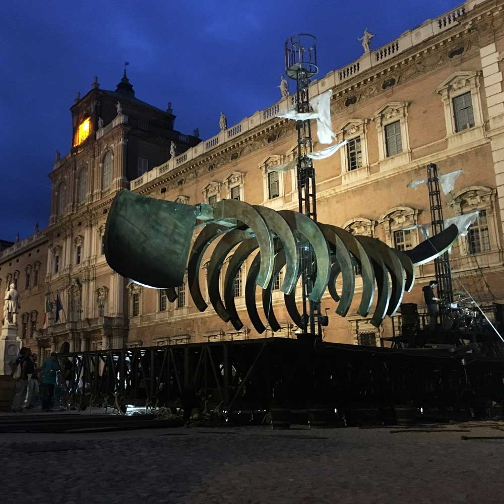 Lo spettacolo Moby Dick a Modena