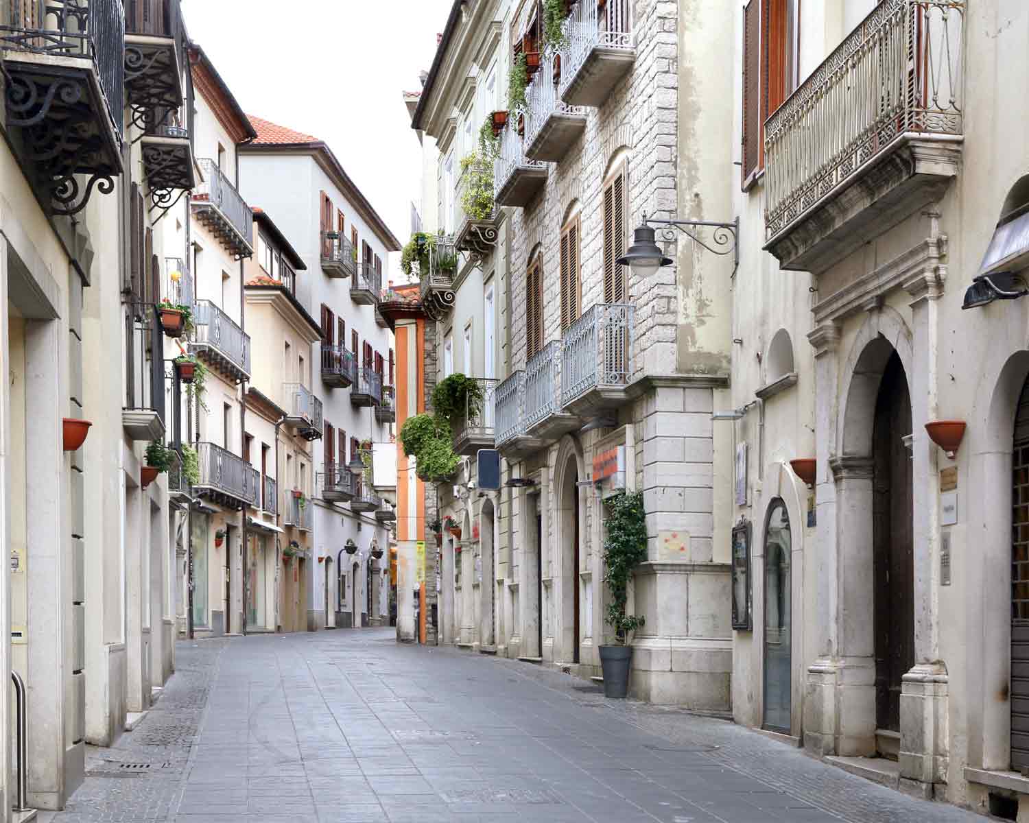 Vicoli nel centro di Potenza