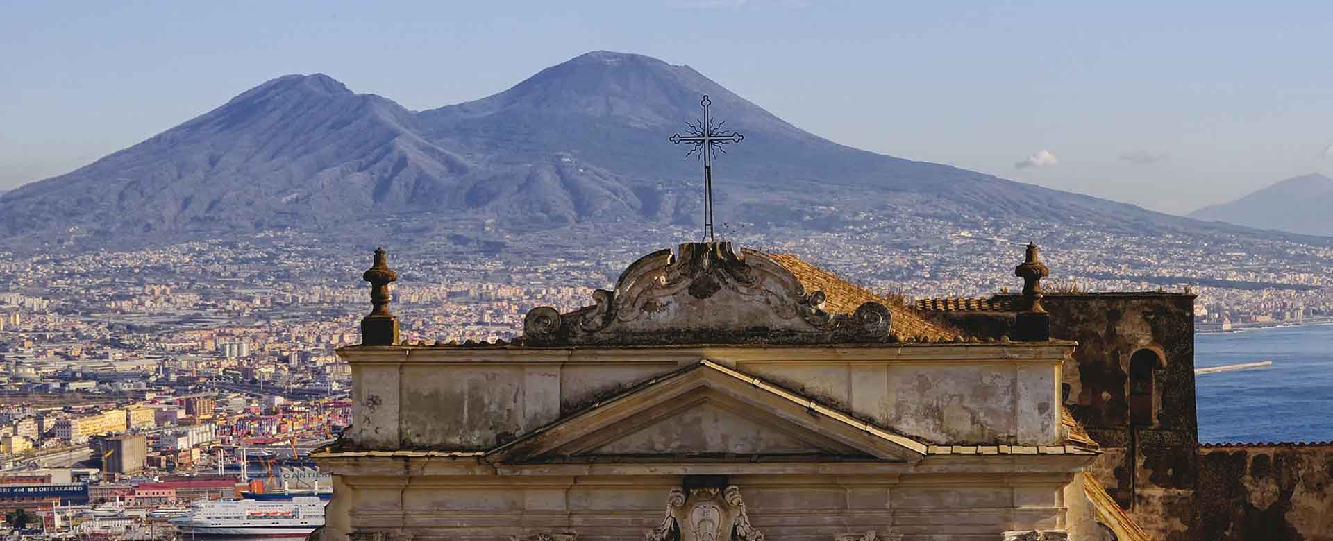 Vista sul Vesuvio, Napoli
