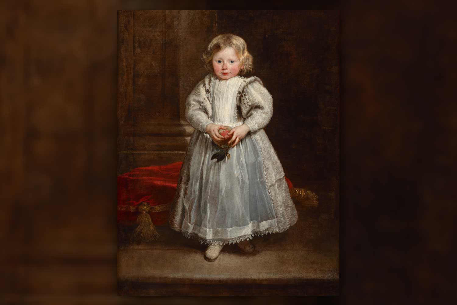 Sir Anthony van Dyck, Maddalena Cattaneo (1623) Olio su tela. National Gallery of Art Washington Widener Collection