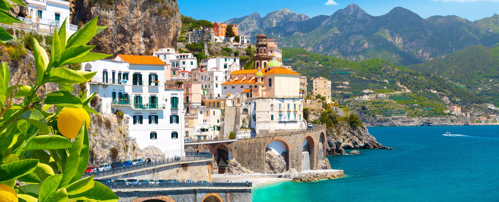 Vista sul golfo di Amalfi (SA)