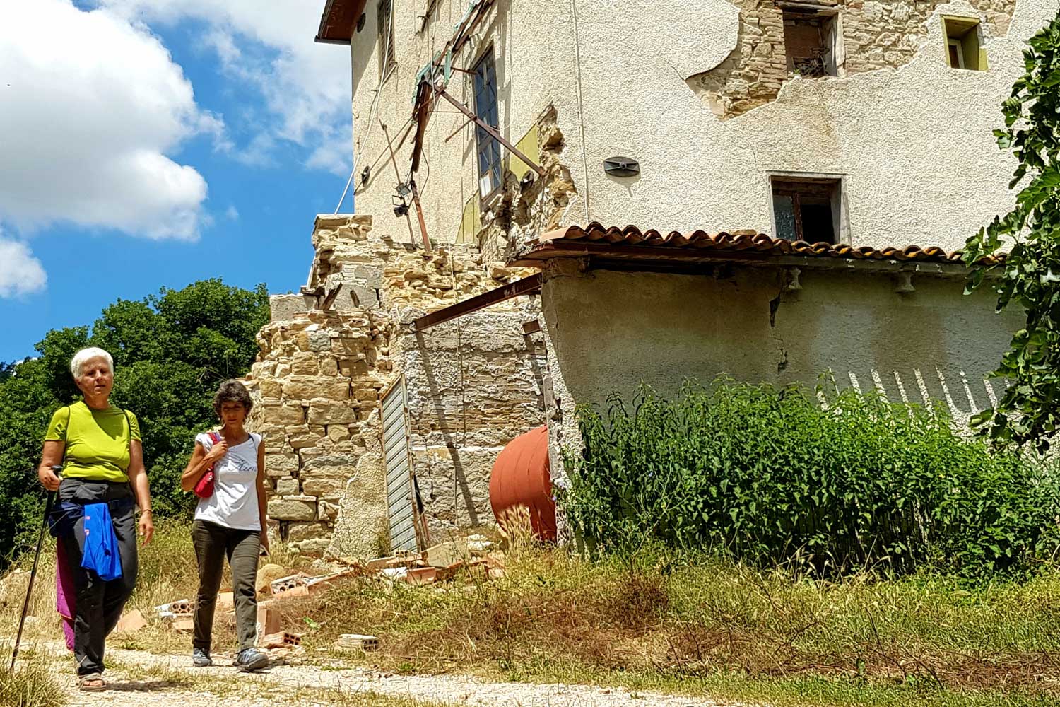 Lunga marcia nelle terre mutate 2018 - Colle Altino (Frazione di Camerino)
