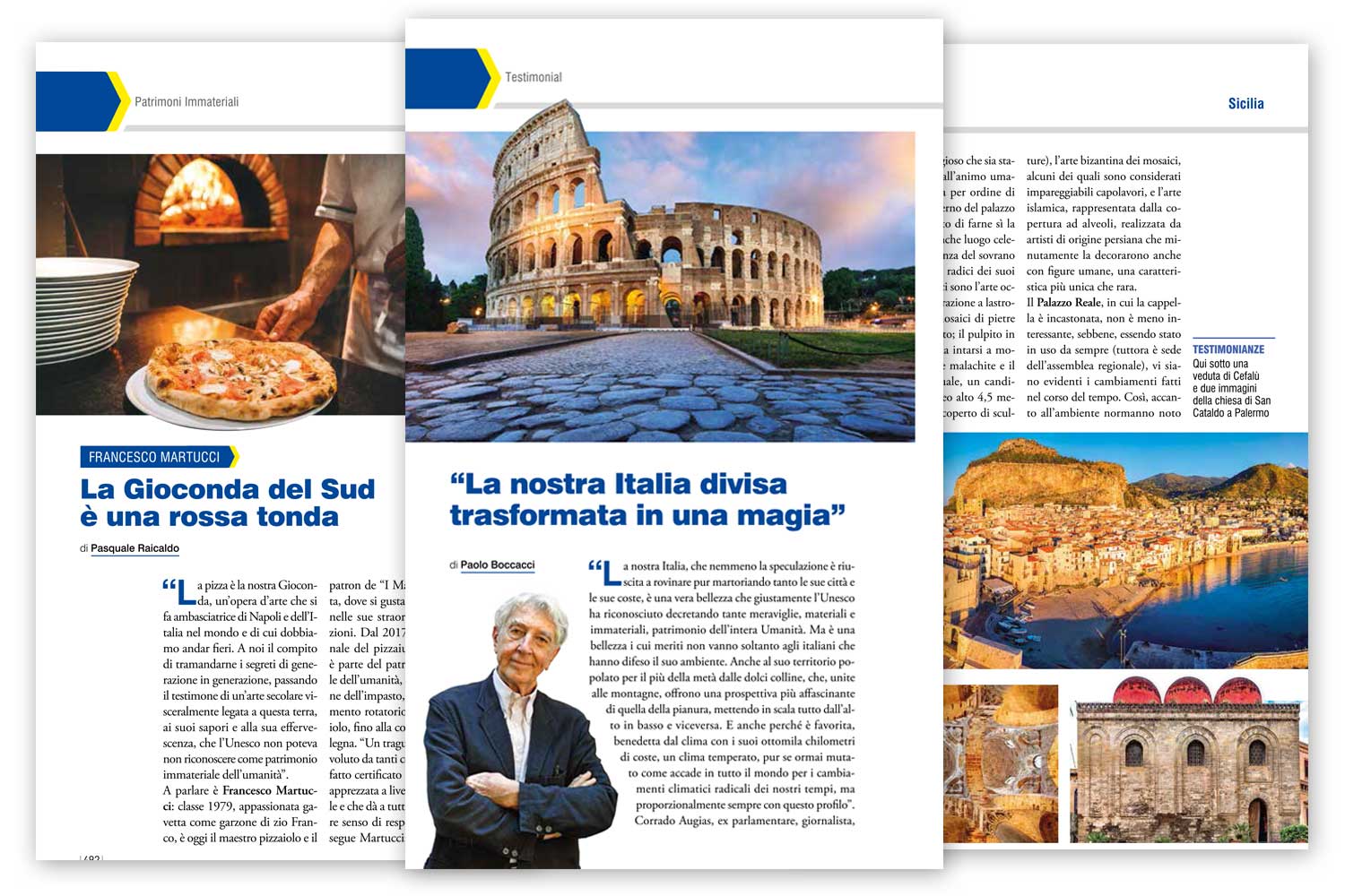Alcune pagine della nuova Guida di repubblica e Anas