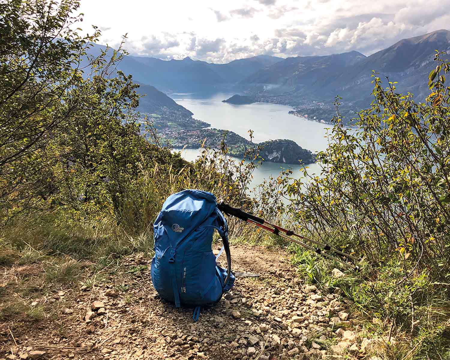 Da Lierna a Varenna (LC). Immagine tratta dalla Guida al sentiero del viandante (Terre di mezzo)