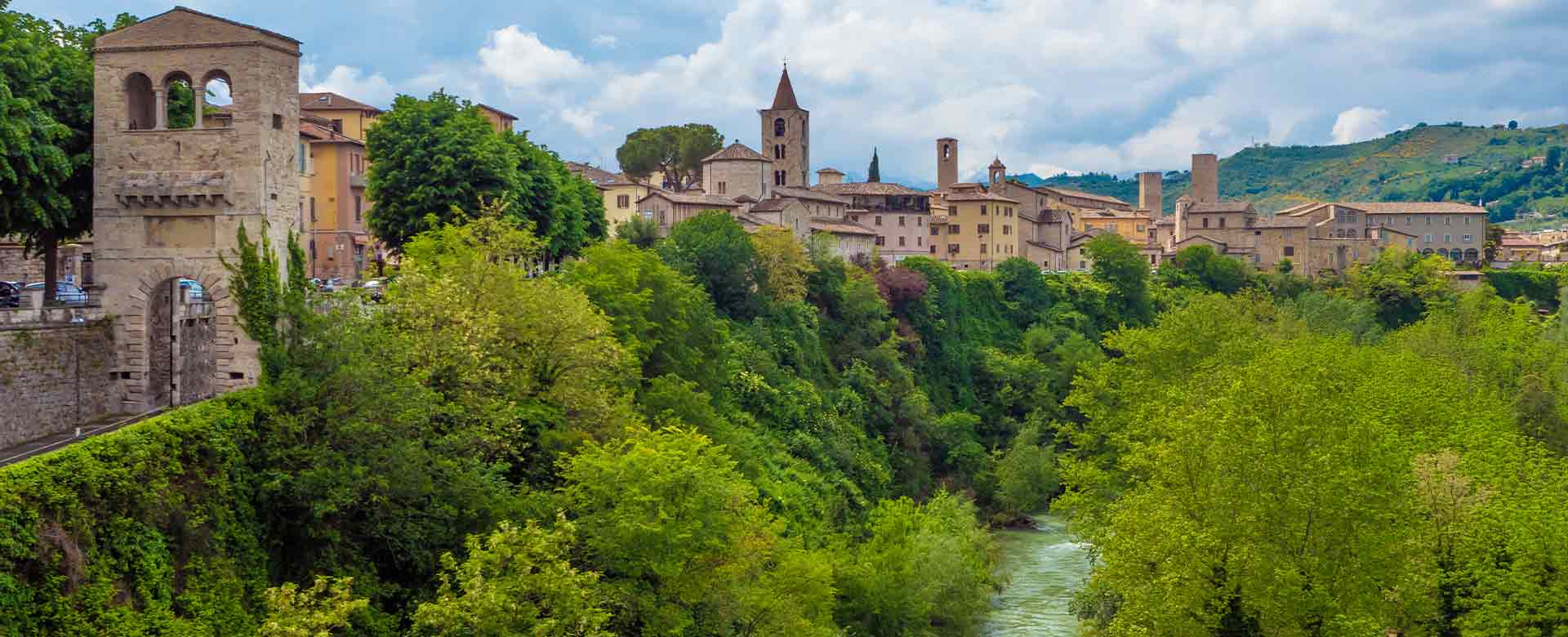 Ascoli Piceno, una vista del centro storico