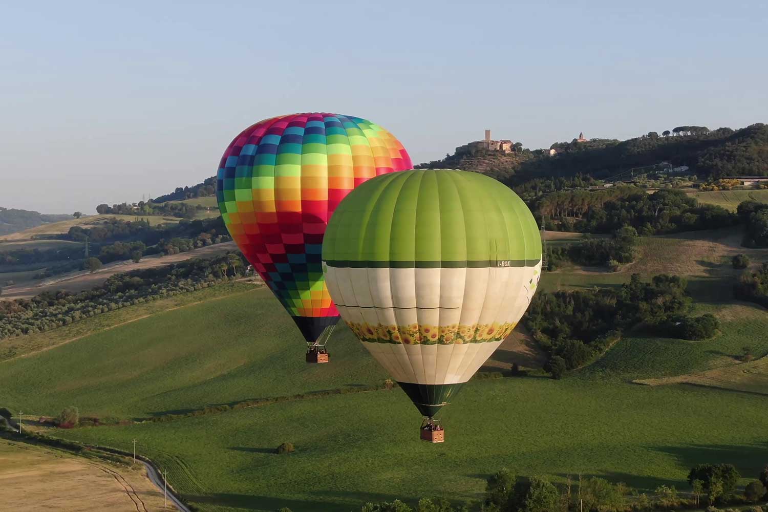 Sorvolando la Valle del Tevere