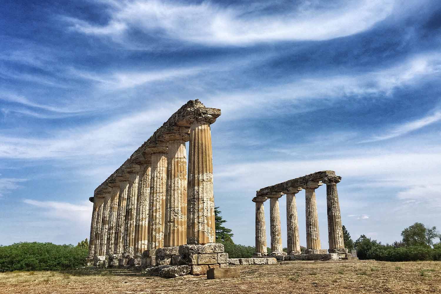 Capo Sounion in Grecia