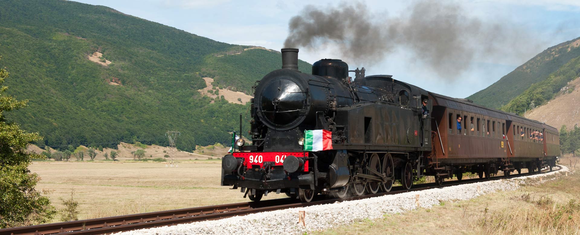 Treno a vapore sulla Transiberiana d'Italia 