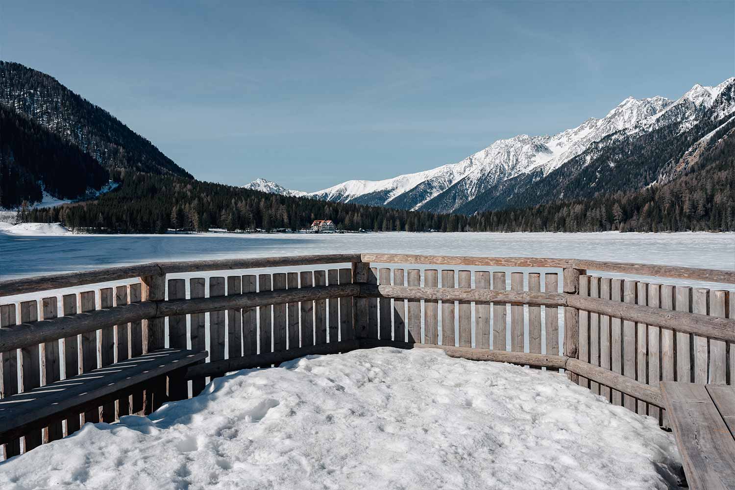 Lago di Anterselva a Rasun-Anterselva (Bolzano) © Josef Plaickner