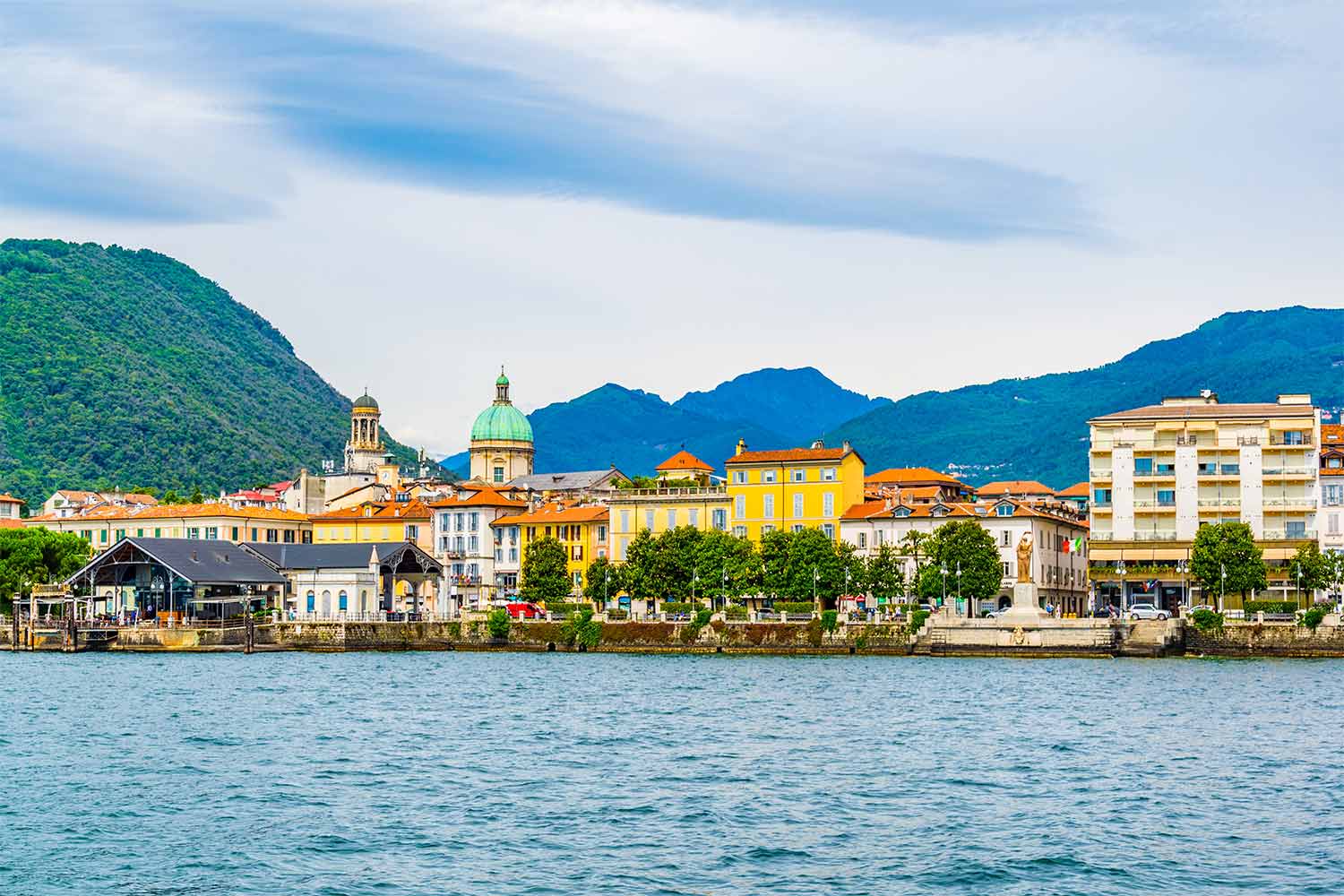 Una veduta di Verbania